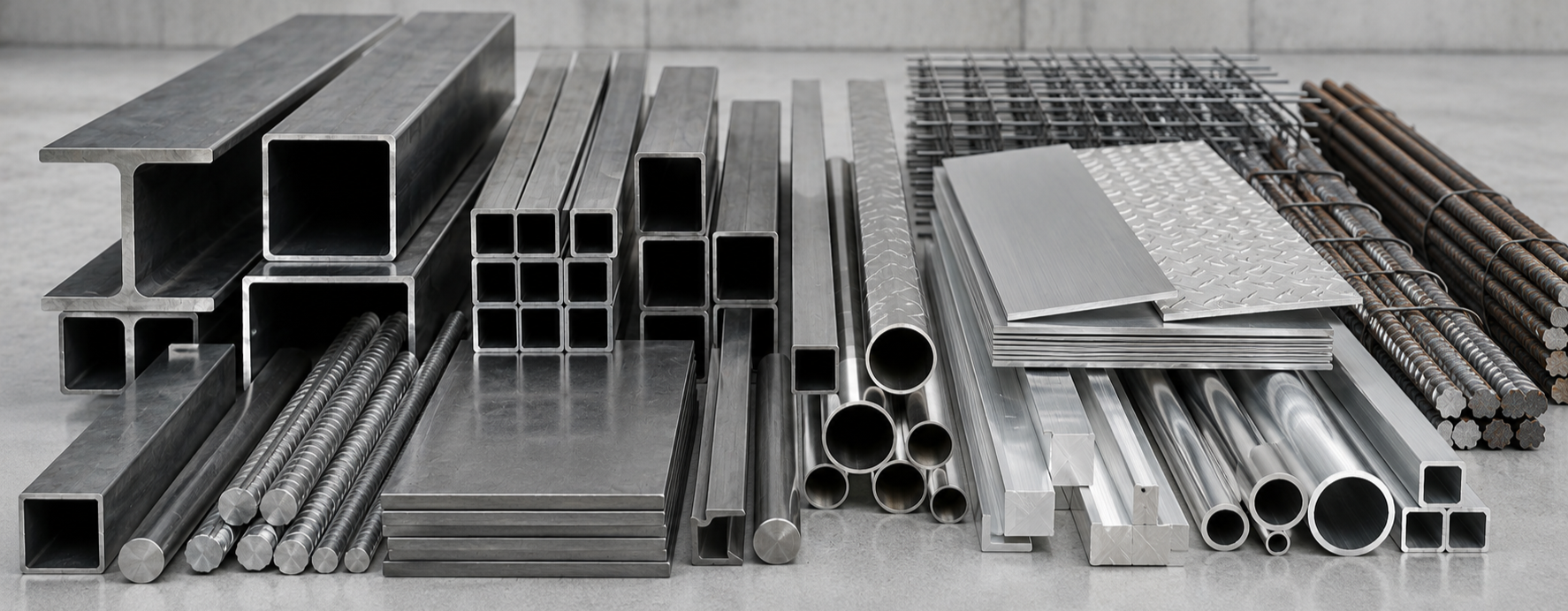 Brett sortiment av stål, rostfritt stål, aluminium, rör och armering.png